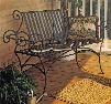 Stone County Ironworks Waterbury Bench with Back