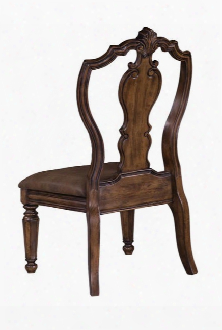 Pulaski San Mateo Carved Back Side Chair - Set Of 2