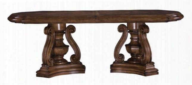 Pulaski Sa Nmateo Double Pedestal Table