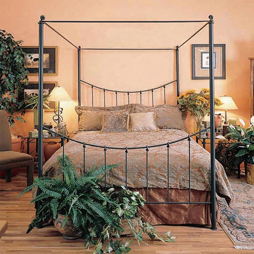 Stone County Ironworks Knot Canopy California King Bed