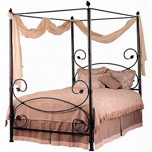 Stone County Ironworks Leaf Bed Canopy Full Bed