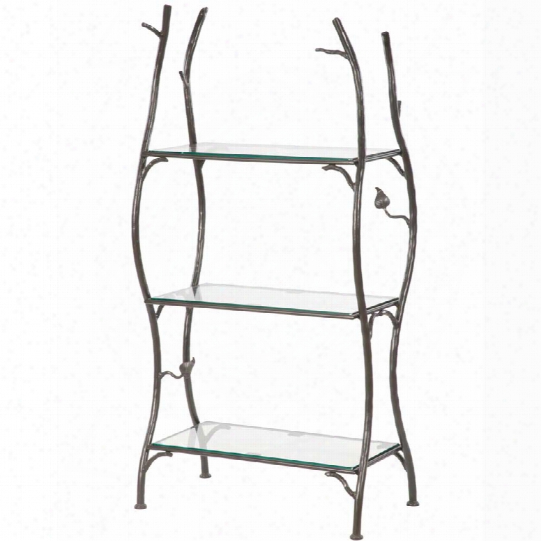 Stone County Ironworks Sassafras 3-tier Doube Standing Shelf