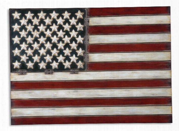 Uttermost American Flag-metal Wall Art