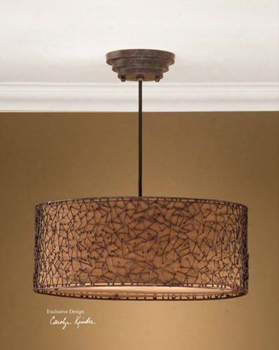 Uttermost Brandon 3-light Hanging Shade