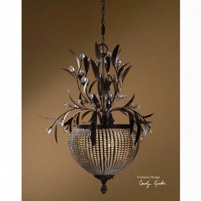 Uttermost Cristal De Lisbon 3-light Chandelier