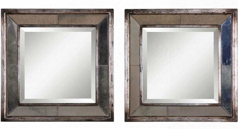 Uttermost Davion Squares Mirror Set Of 2