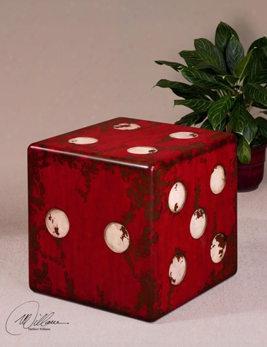 Uttermost Dice Accent Table