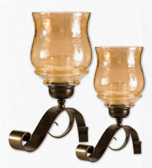 Uttermost Joselyn-candleholders-set Of 2