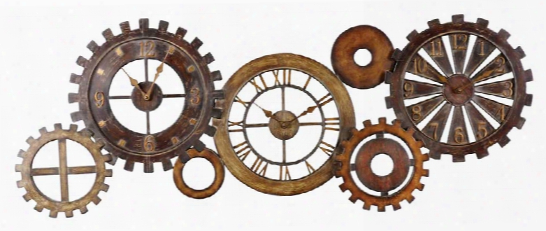 Uttermost Spare Parts Clock