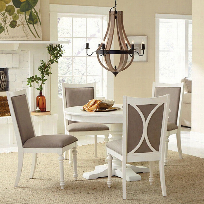 American Drew Lynn Haven 5-piece Dining Set With Upholstered Chairs