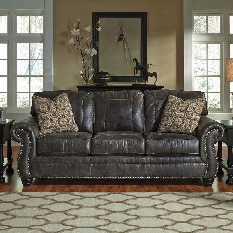 Benchcraft Breville Sofa In Charcoal