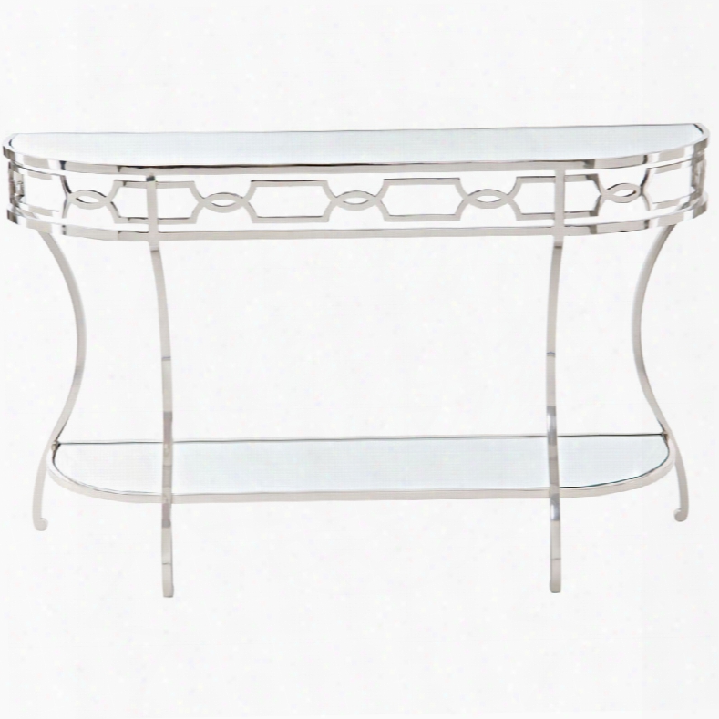 Bernhardt Criteria Metal Console Table