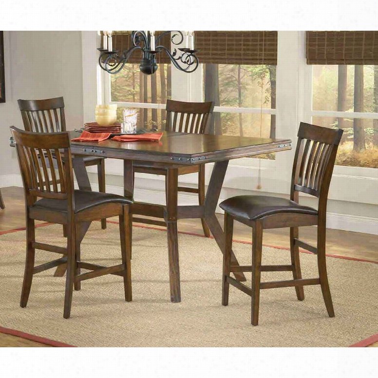 Hillsdale Furniture Arbor Hill 5-piece Counter Height Dining Set