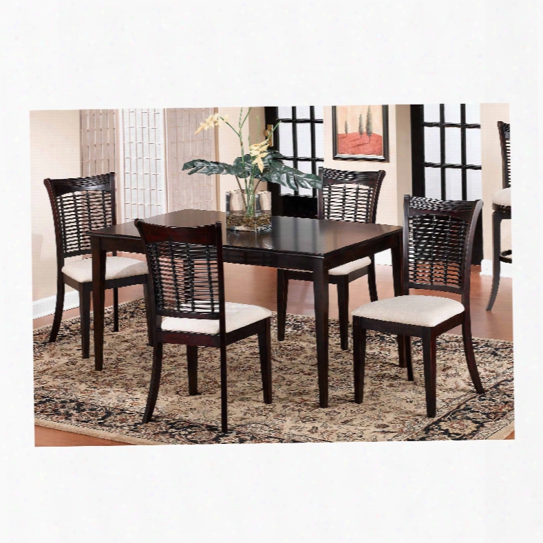 Hillsdale Furniture Bayberry Rectangle 5-piece Dining Set In Cherry