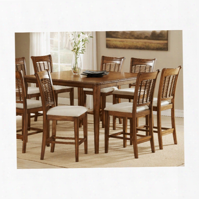 Hillsdale Furniture Bayberry Rectangle 5-piece Oak Counter Height Dining Set