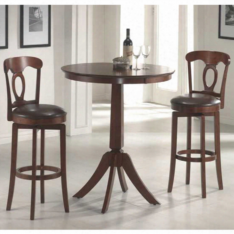 Hillsdale Furniture Plainview Bistro Bar Height Table With Corsica Stools