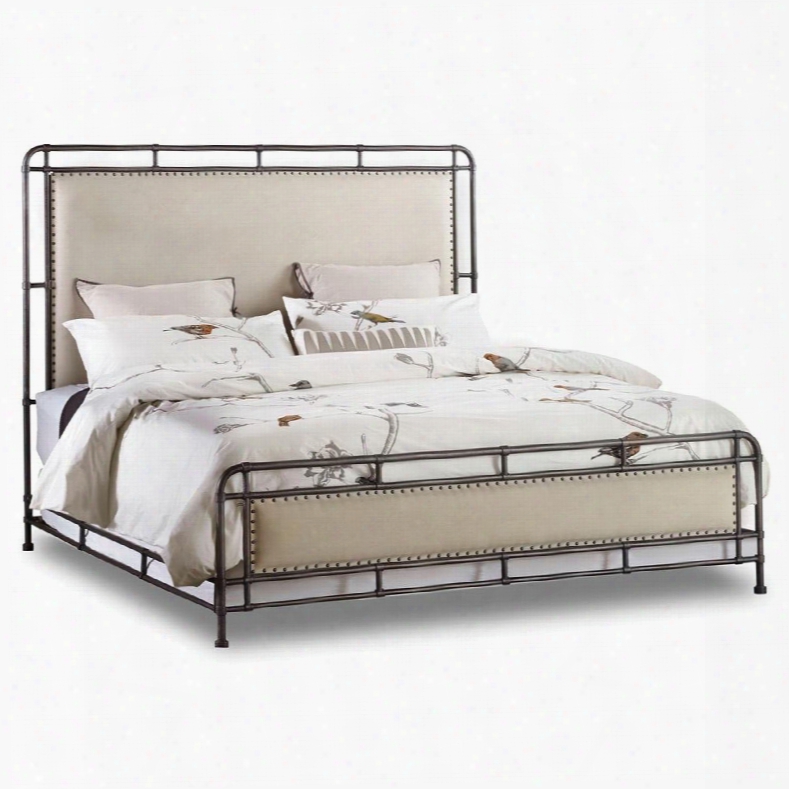 Hooker Furniture Studio 7h Slumber Metal Upholstered Bed Queen Size