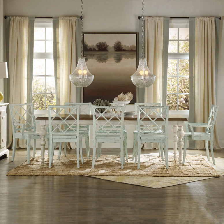 Hooker Furniture Sunset Point 9-piece Rectangle Dining Set