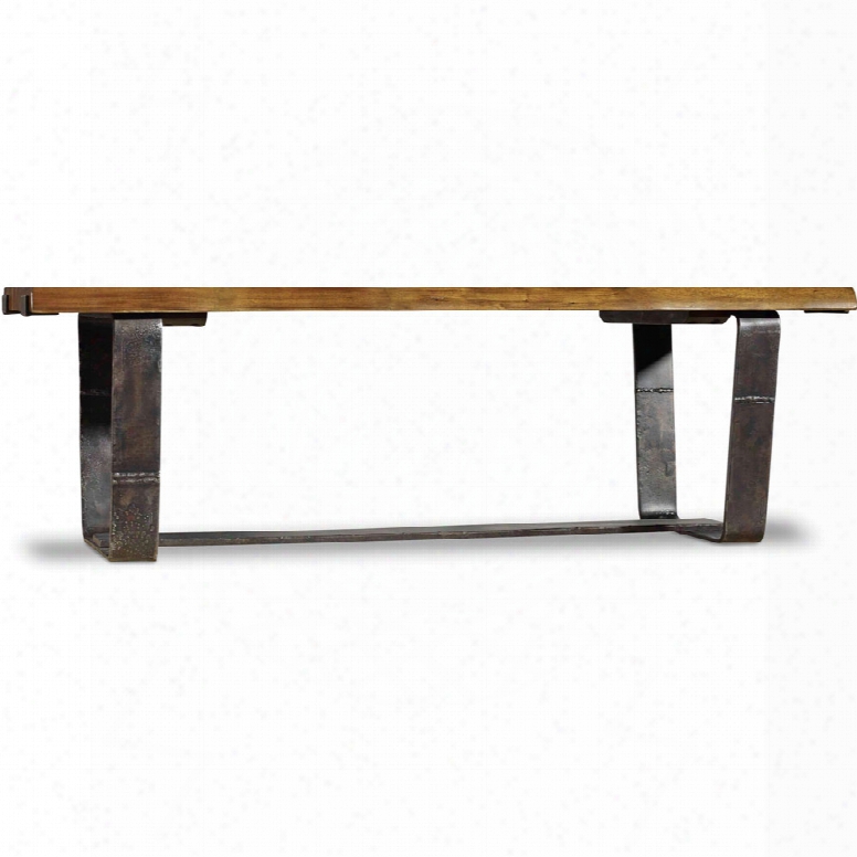 Hooker Live Edge Rectangular Cocktail Table