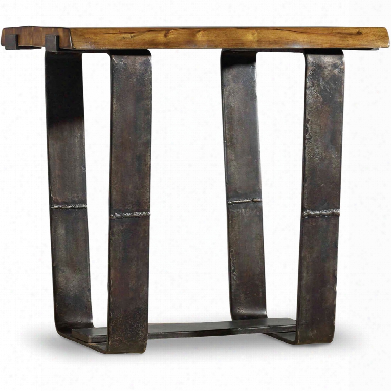 Hooker Live Edge Rectangular End Table