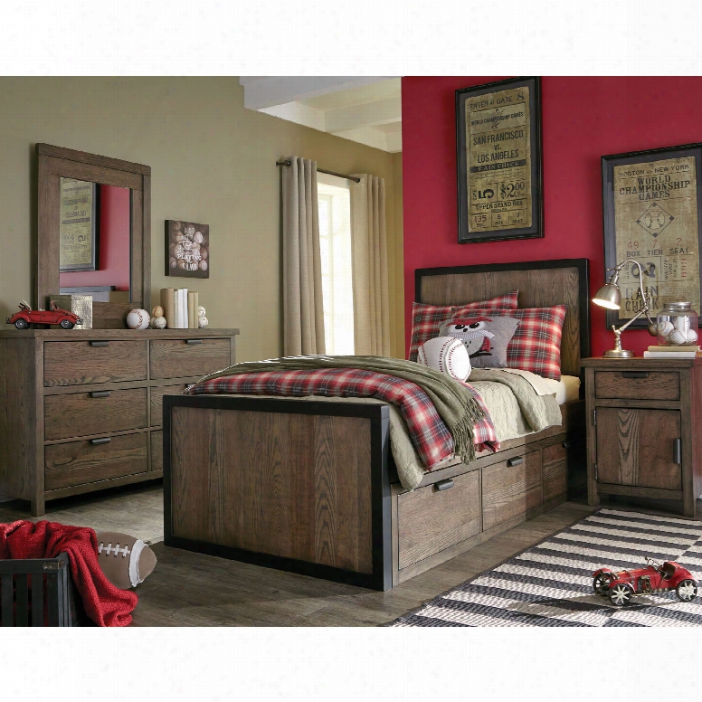 Legacy Classic Kids Fulton County Twin Panel Bed With Underbed Storage Drawers