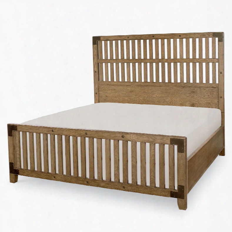 Legacy Classic Metalworks Queen Wood Gate Bed