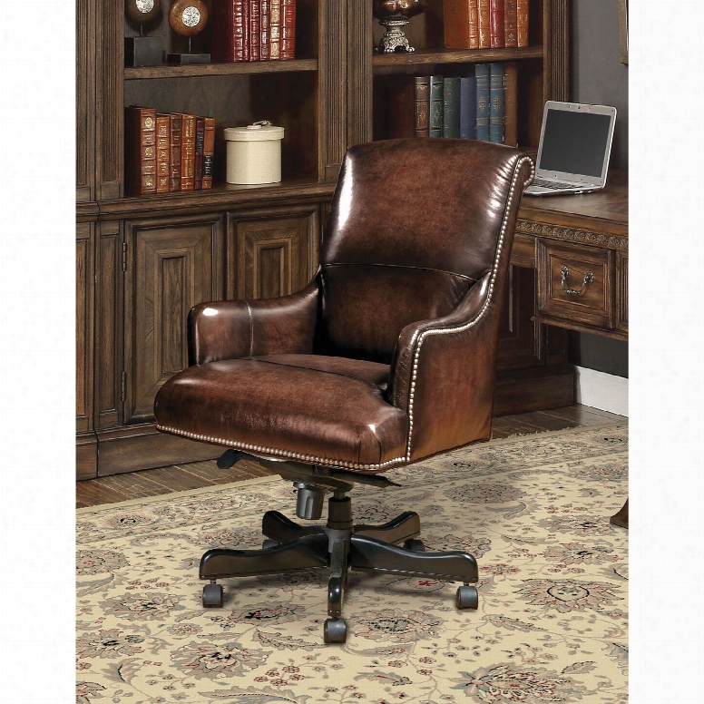 Parker Living Prestige Dc#106-br Leather Desk Chair