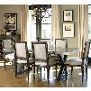 Universal Furniture Great Rooms Berkeley 3 Flatiron 7-Piece Dining Set in Brownstone