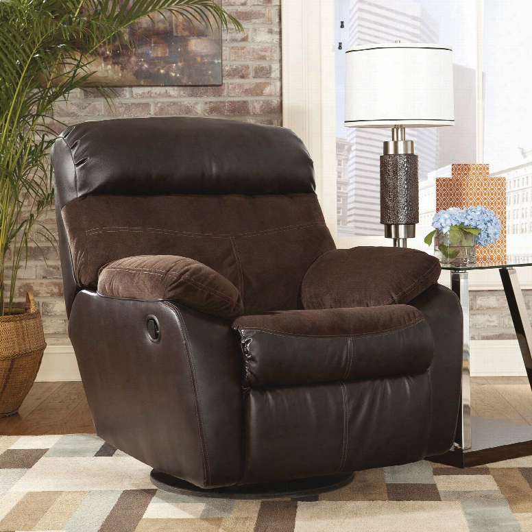 Signature Design By Ashley Berneen Swivel Rocker Recliner