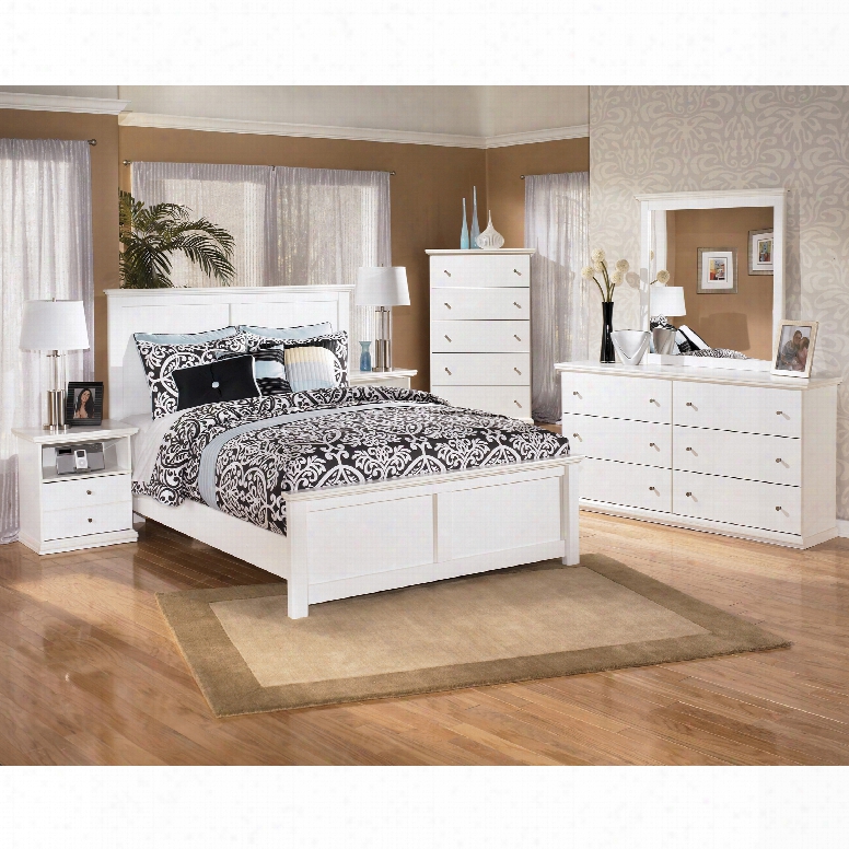Signature Design By Ashley Bridgewater 5-piece Bedroom Set With 2nd Nightstand Free