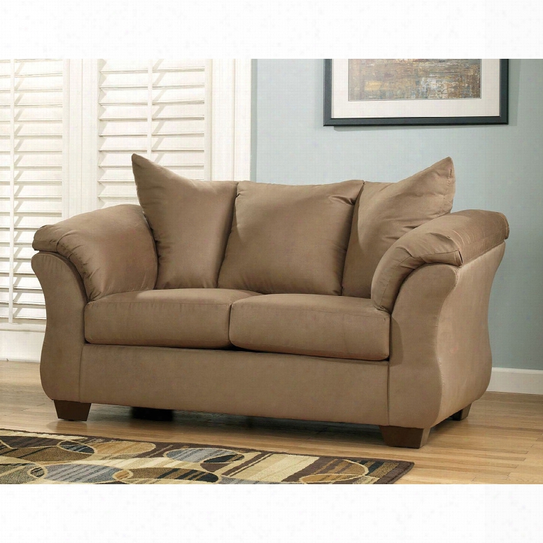 Signature Design By Ashley Dollar Bay Loveseat In Mocha