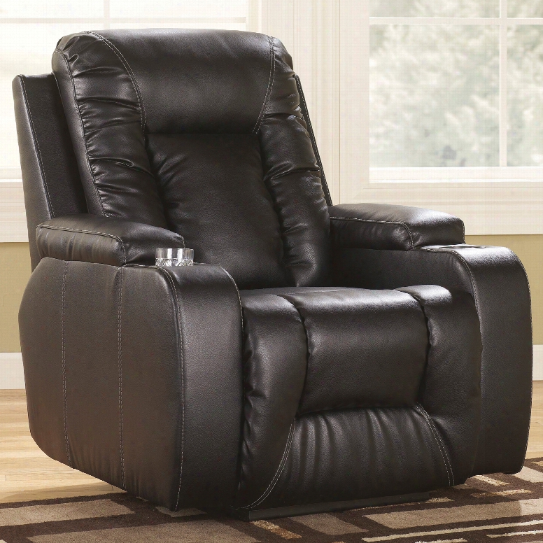 Signature Design By Ashley Matinee Durablend Zero Wall Recliner In Eclipse