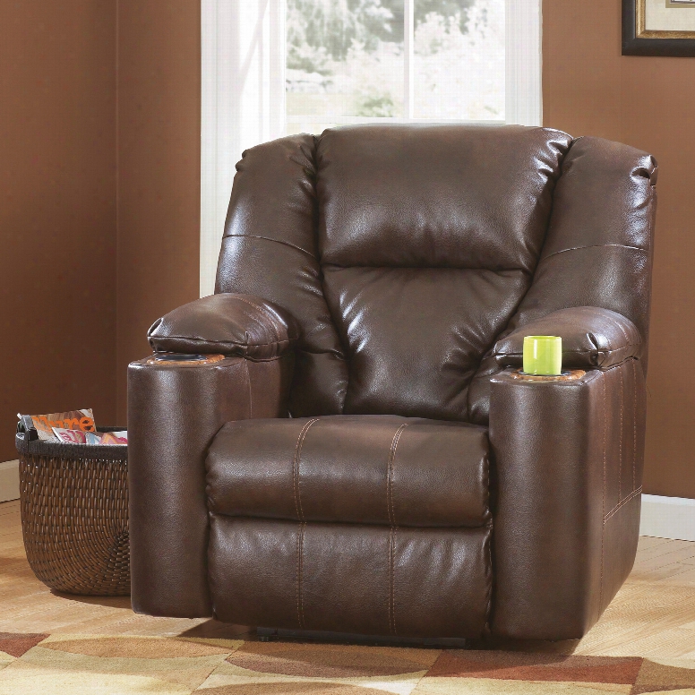 Signature Design By Ashley Paramount Durablend Zero Wall Recliner