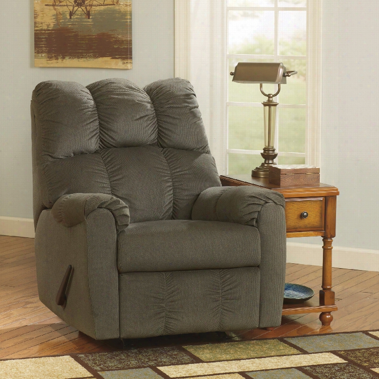 Signature Design By Ashley Raulo Rocker Recliner In Moss