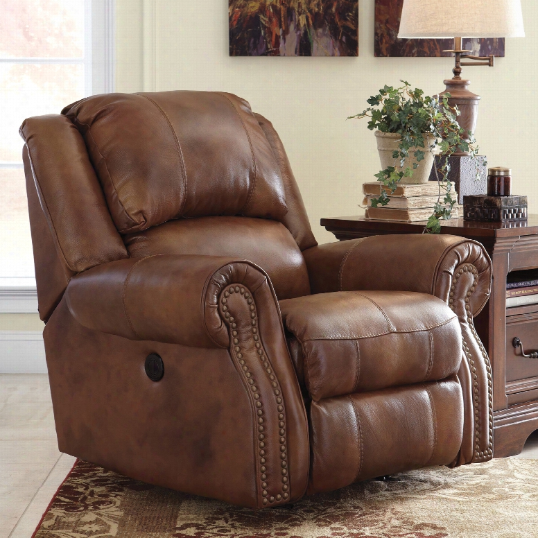 Signature Design By Ashley Walworth Rocker Recliner In Auburn