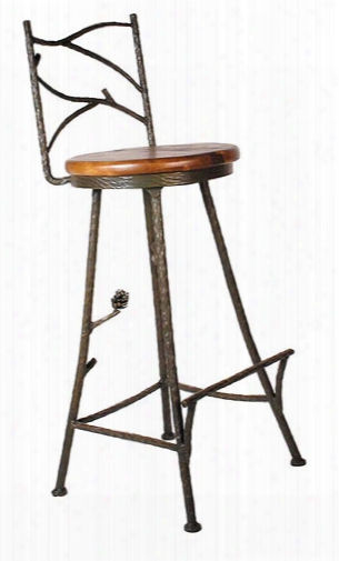 Stone County Ironworks Pine Counter Stool