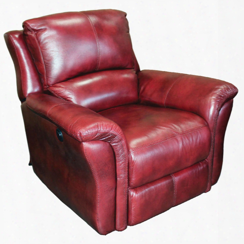 Parker Living Prestige Lewis Power Recliner In Lipstick