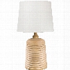 Surya Carter Table Lamp in Light Wood Tone