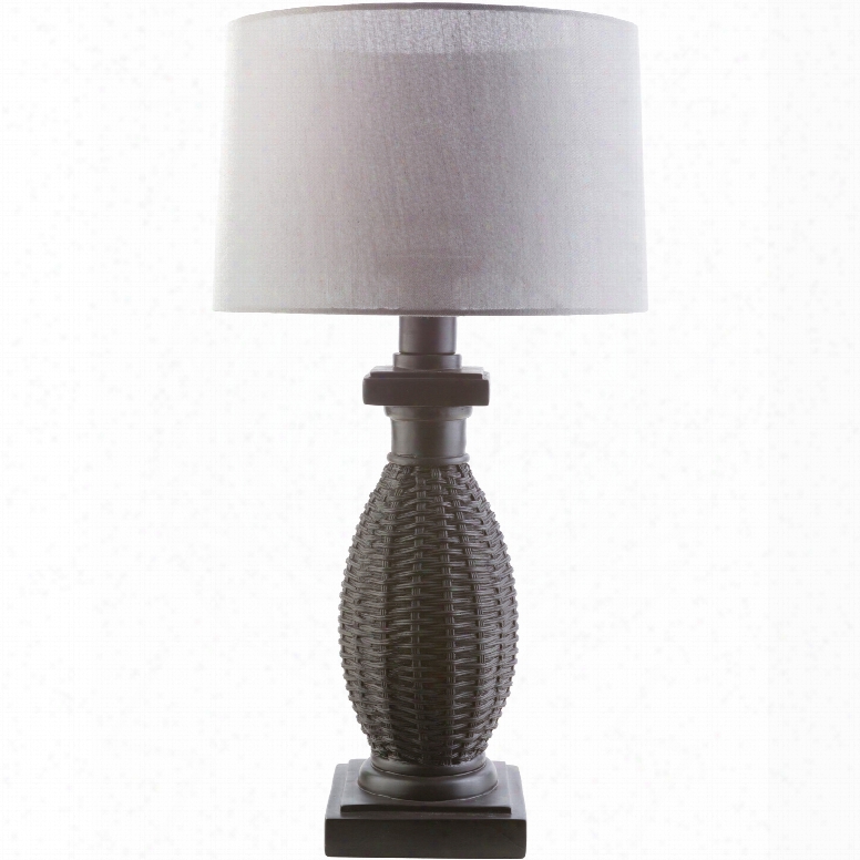 Surya Amani Table Lamp With Gray Shade
