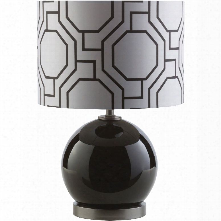 Surya Bowen Table Lamp Ih Black