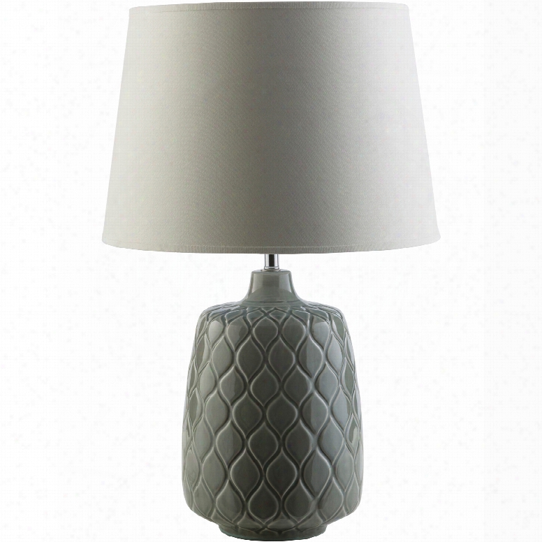 Surya Claiborne Table Lamp In Aeneous