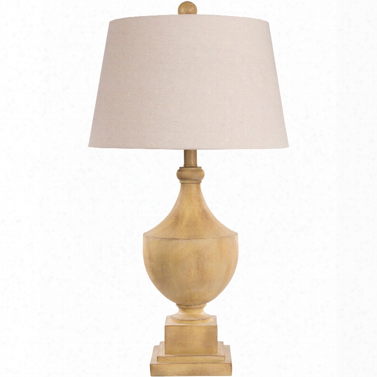 Surya Eleanor Table Lamp In Antiquued Yellow