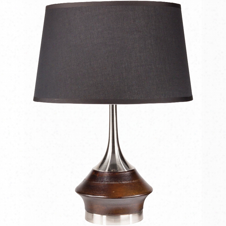 Surya Enzo Table Lamp With Black Shade