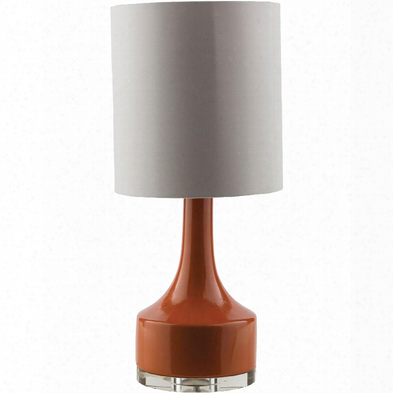 Surya Farris Table Lamp In Orange