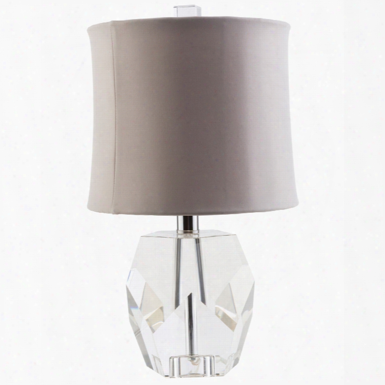 Surya Miramar Table Lamp With Taupe Shade