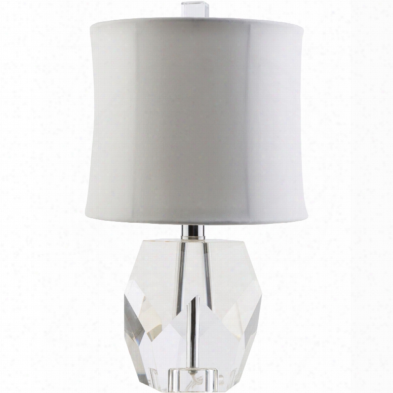 Surya Miramar Table Lamp With White Shade