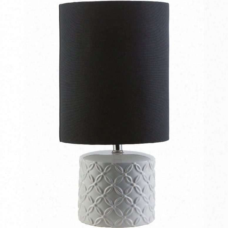 Surya Whitsett Table Lamp In White