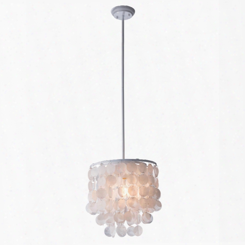 Zuo Prue Shell Ceiling Lamp In White