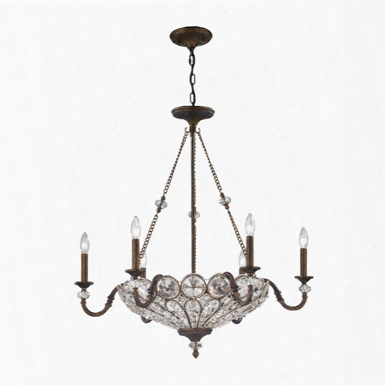 Elk Lighting Christina 9-light Chandelier In Mocha