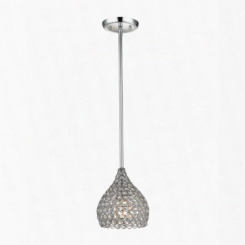 Elk Lighting Hammond 1-light Pendant In Polished Chrome